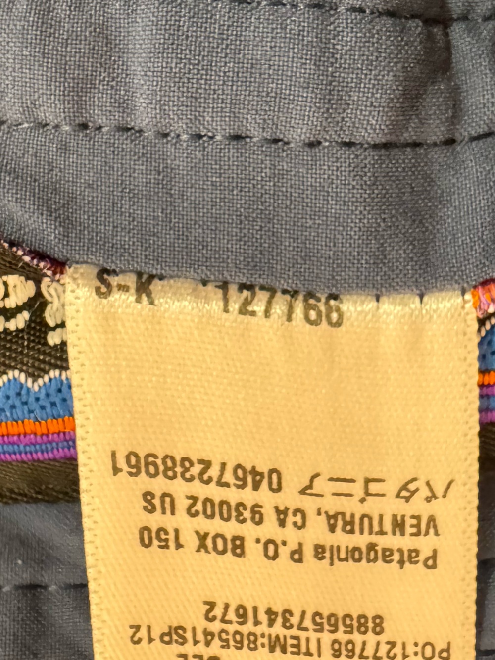 Patagonia Stretch Wavefarer Board Shorts Men’s 33 Blue Surf Swim - Picture 11 of 12